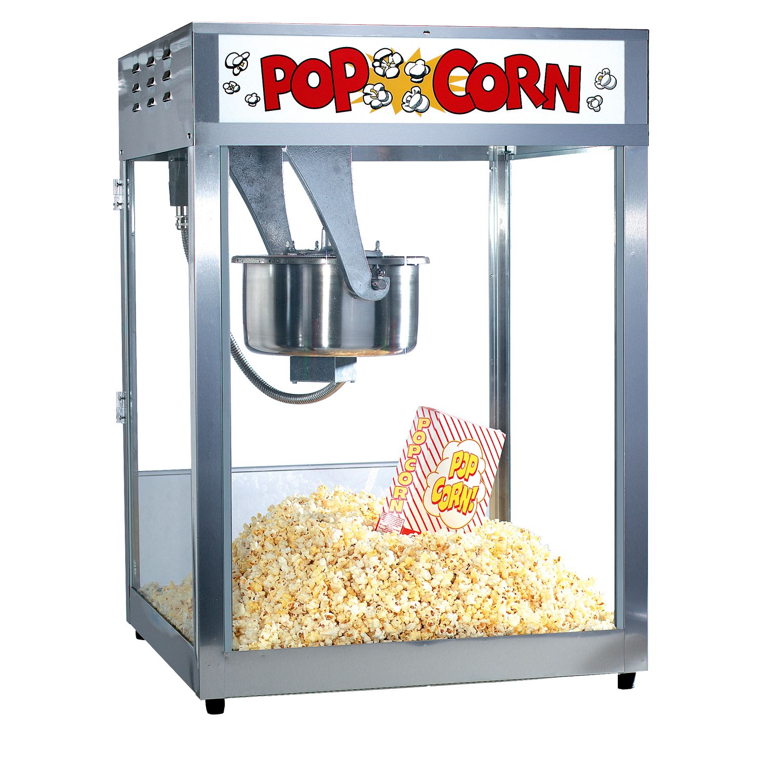 location machine popcorn